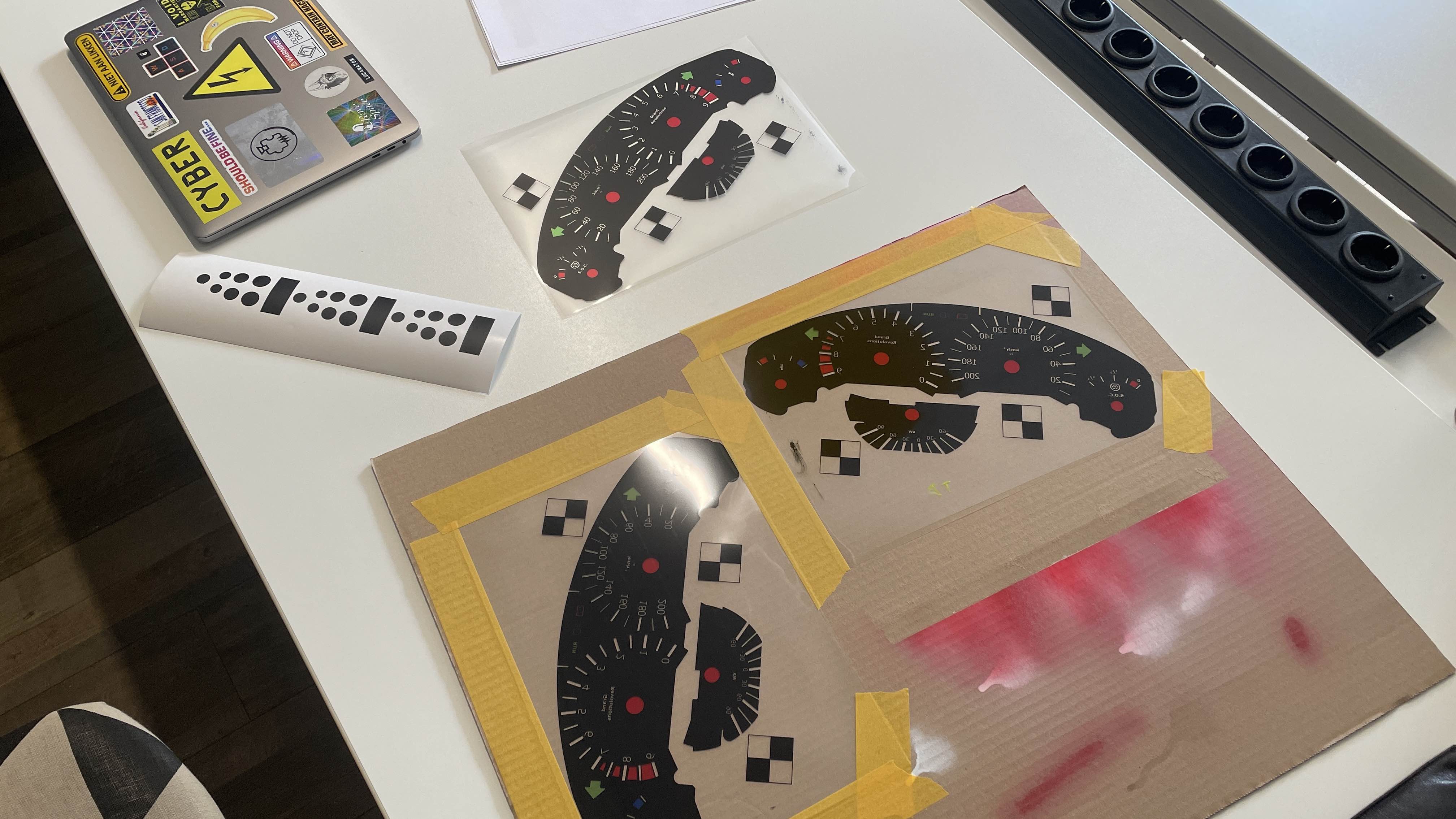Dial face production