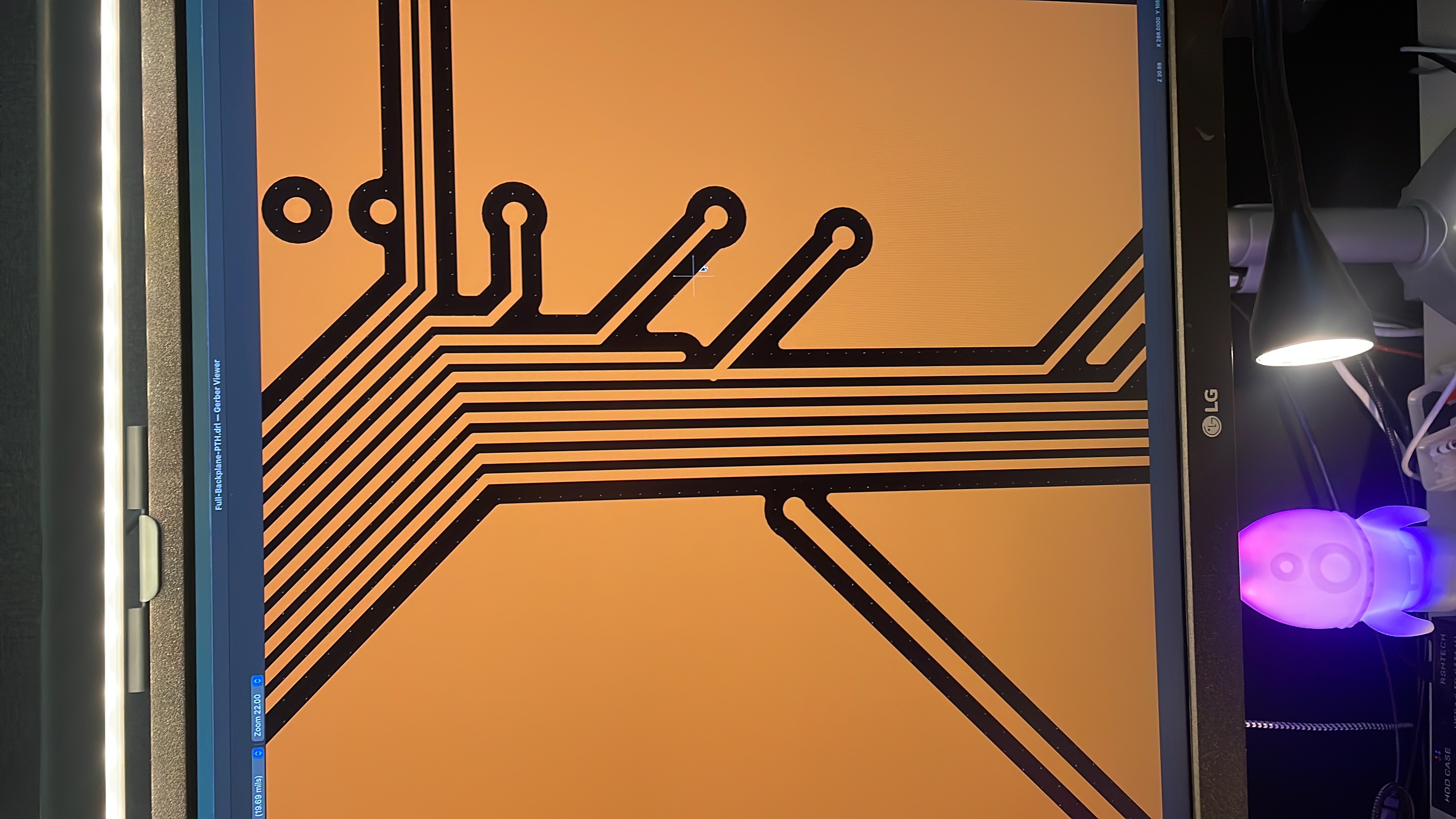 a mistake in the gerber files